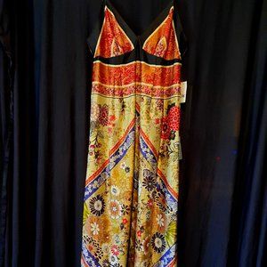 { 14 } ECI - Floor Length Floral Dress